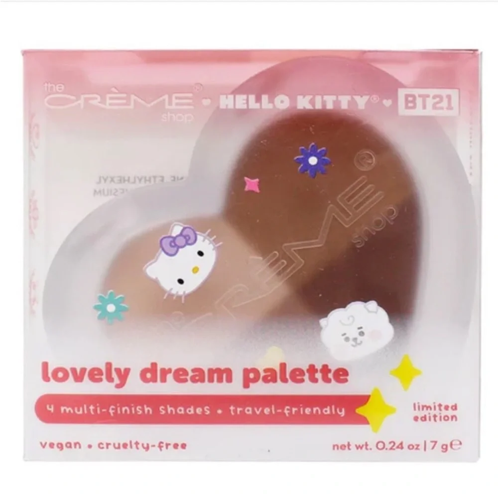 Hello Kitty BT21 Heart Palette - lovely dream palette new